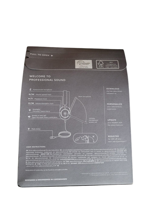 Jabra Evolve2 40 SE - USB-C UC Stereo Computer Headset HSC131