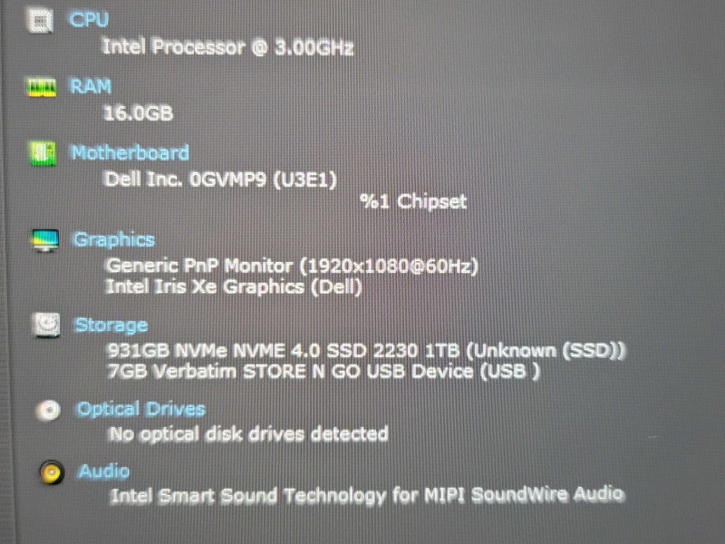 Dell Latitude 9520 2-in-1 i7-1185G7 16GB RAM 1TB NVMe β