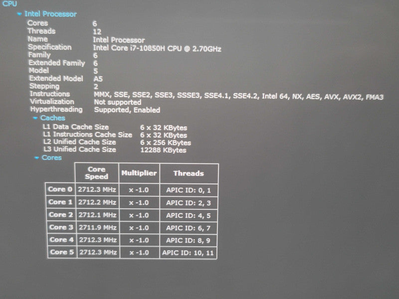 Dell Precision 5550 i7-10850H 32GB DDR4 Quadro T1000 256GB NVMe 4K Touch  β Lap200