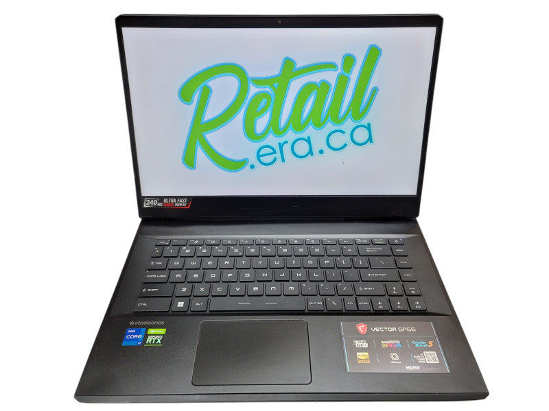MSI Vector GP66  i7-12700H 64GB DDR4 RTX 3070 Ti 1TB NVMe NO BATTERY/ADAPTE β Lap200