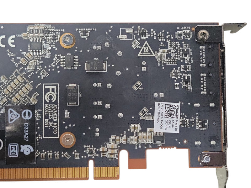 AMD Radeon PRO WX3100 4GB GDDR5 GPU - 2xMiniDP 1xDP, LP bracket _