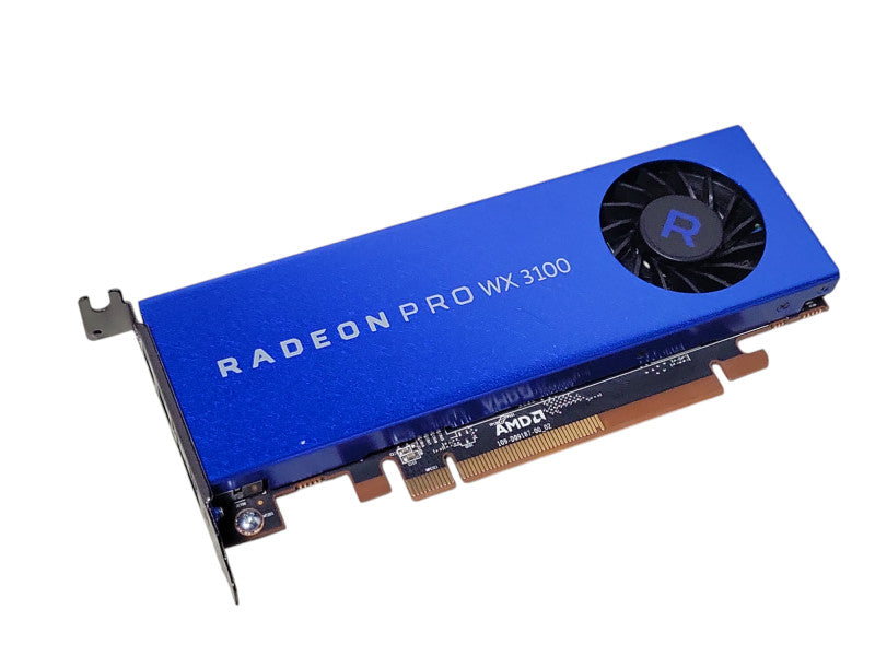 AMD Radeon PRO WX3100 4GB GDDR5 GPU - 2xMiniDP 1xDP, LP bracket _