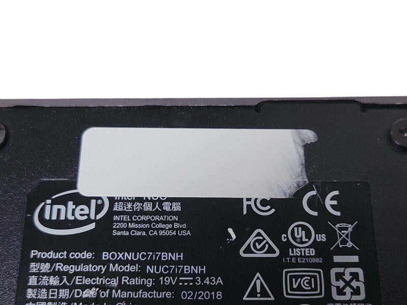Intel NUC7i7BNH NUC Core i7-7567U 3.50GHz, 8GB RAM, 240GB SSD _