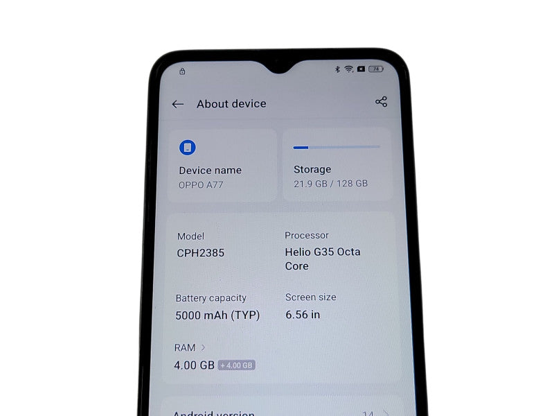 Oppo A77 - 128GB - Light Blue [CPH2385]