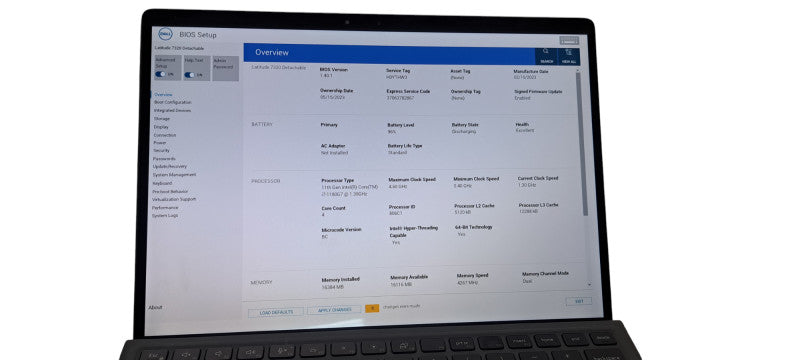 Dell Latitude 7320 Detachable i7-1180G7|16GB DDR4 RAM| 500GB SSD|LTE
