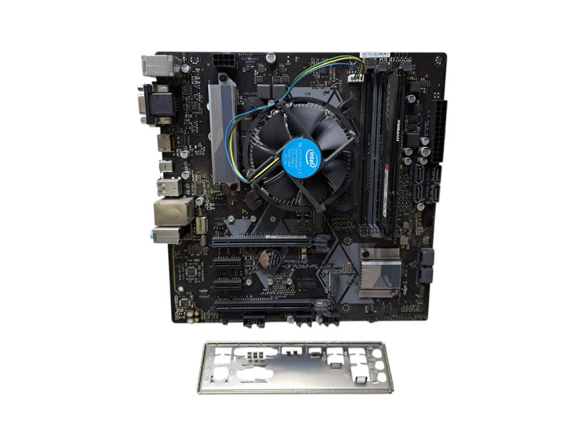 Asus PRIME H370M-PLUS Motherboard w/ i5-9400 CPU, 8GB DDR4 + I/O Shield