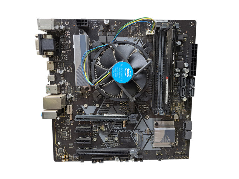 Asus PRIME H370M-PLUS Motherboard w/ i5-9400 CPU, 8GB DDR4 + I/O Shield