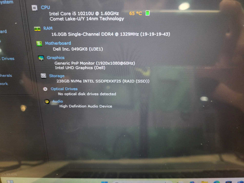 Dell Latitude 5310 2-in-1 i5-10210U 16GB DDR4 256GB SSD READ $ Lap200