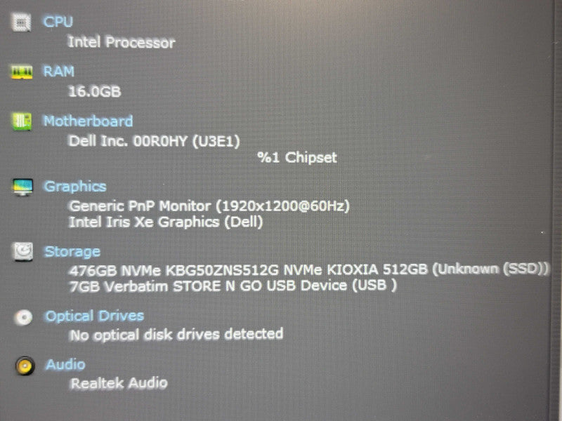 Dell Inspiron 14 5430 i7-1335U 16GB RAM 512GB NVMe READ β Lap200