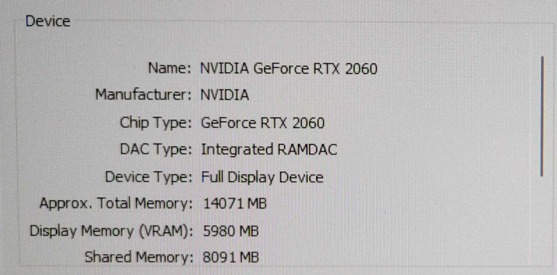 Gigabyte AORUS 7-WA - i7-9750H 16GB DDR4 256GB NVMe GeForce RTX 2060 % Lap200