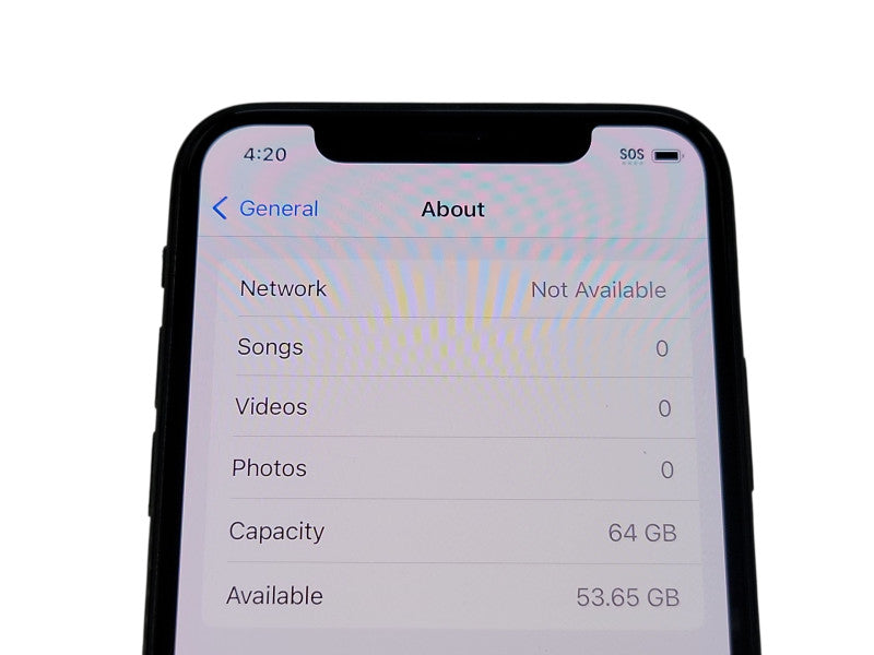 Apple iPhone X - 64GB - Space Gray [A1901]