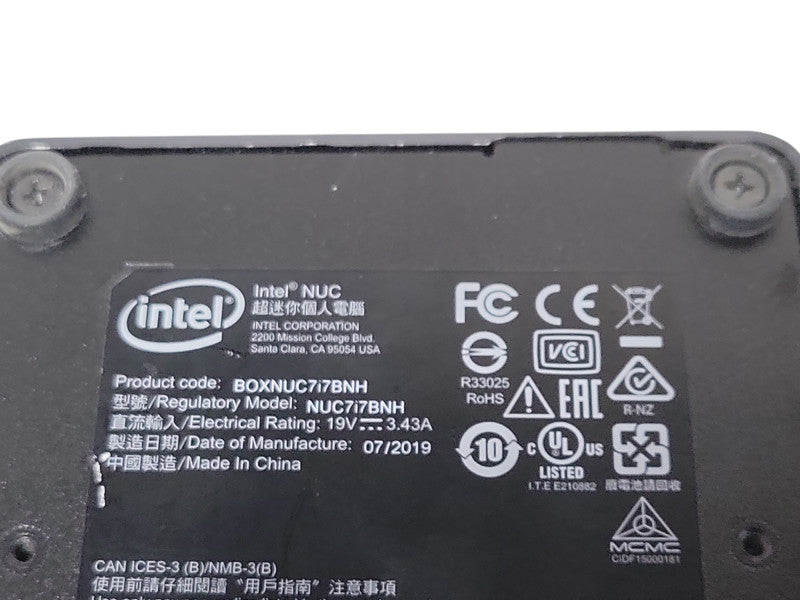 Intel NUC7i7BNH NUC Core i7-7567U 3.50GHz, 16GB RAM, 250GB SSD _