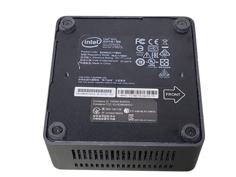 Intel NUC7i7BNH NUC Core i7-7567U 3.50GHz, 16GB RAM, 250GB SSD _