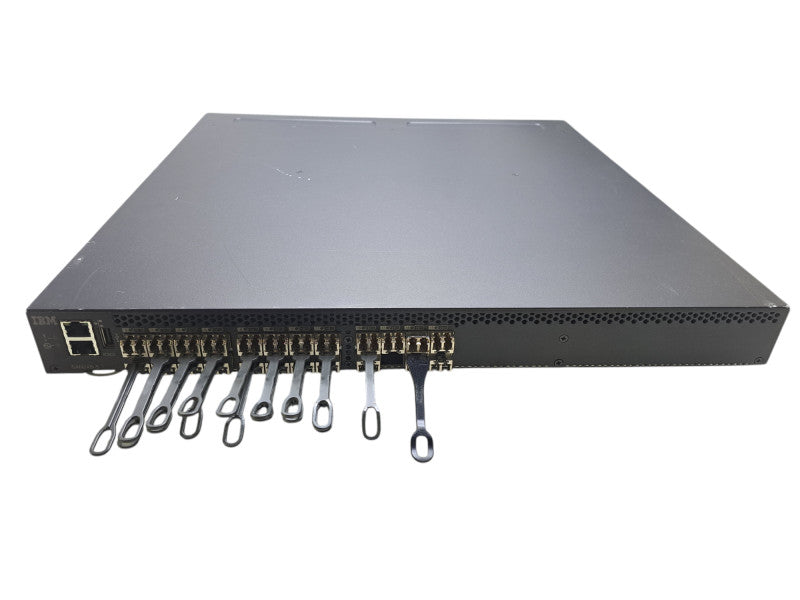IBM SAN24B-5 24-Port SFP+ Switch (2498-F24/24G/X24) 24x Active