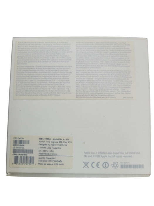 Apple A1470 Airport Extreme Time Capsule 2TB 802.11ac