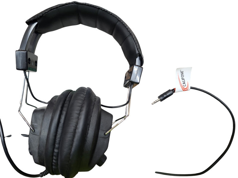 Califone 3068AV Noise reducing Mono Headphone with 3.5 mm Plug & Adapter