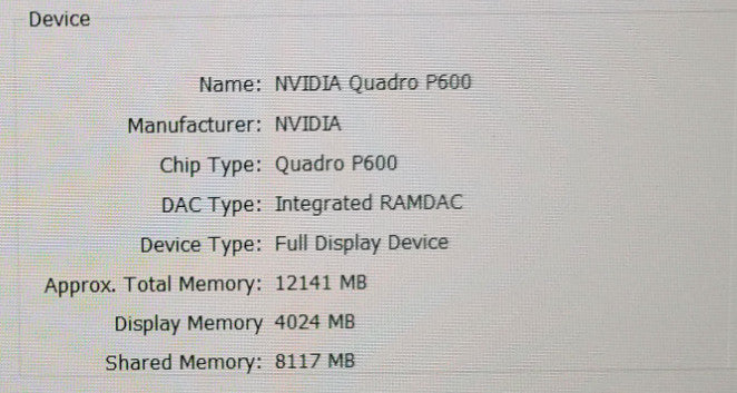 HP ZBook 15V G5 - i7-8750H 16GBDDR4 256GB NVMe NVIDIA Quadro P600 % Lap200