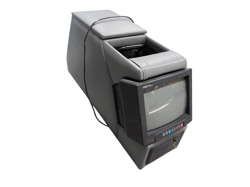 Vintage KEC Mobile Applications VCR CRT 9" TV Built in Travel Case  =