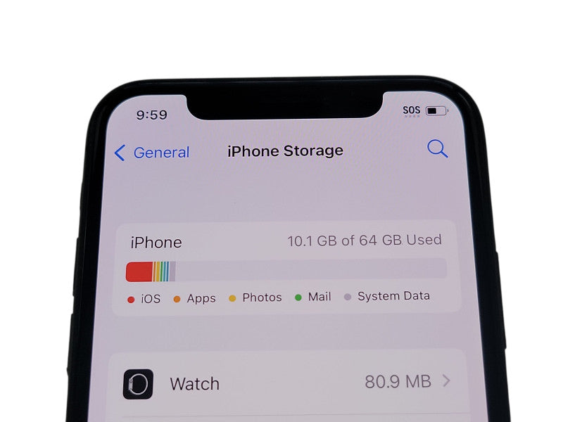 Apple iPhone X - 64GB - Space Gray [A1901]