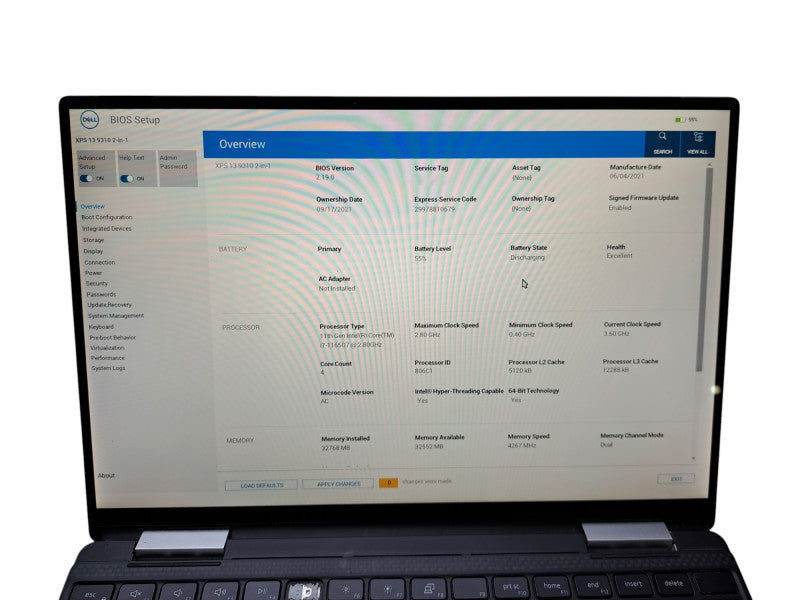Dell XPS 13 9310 2-in-1 Touch | i7-1165G7 @2.80GHz, 32GB DDR4, 512GB NVMe  Lap200