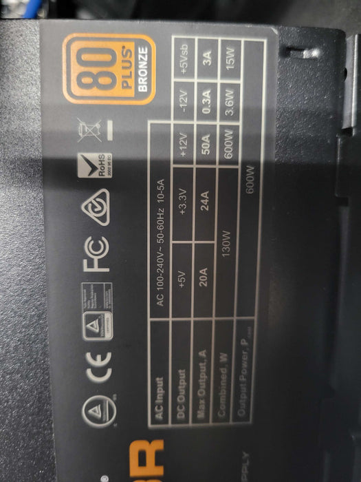 Custom/Asus Tower PC, Core I7-9700K 3.60GHz, 32GB DDR4 RAm, 256GB nVME SSD, _