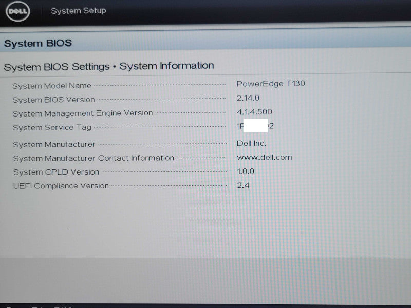 Dell PowerEdge T130, Xeon E3-1220v5 3.00GHz, 32GB DDR4, H730, 2x 2TB HDDs _