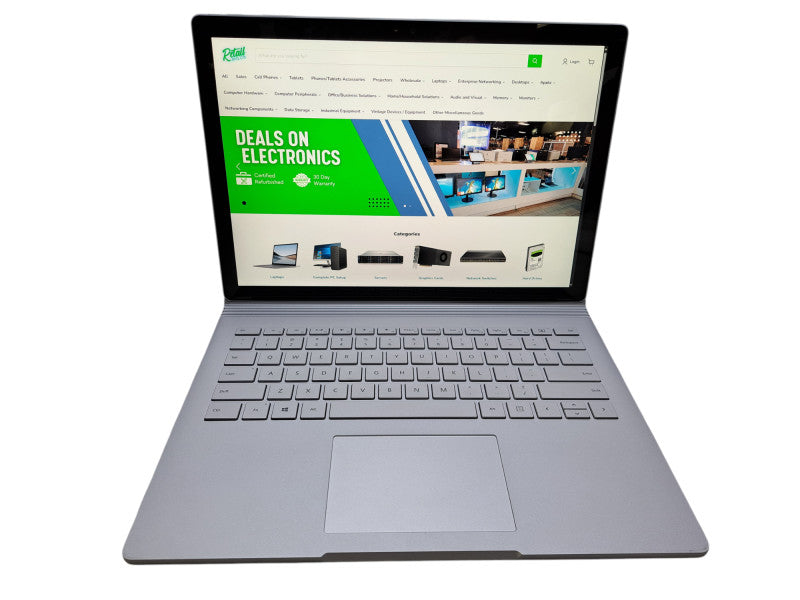 Microsoft Surface Book | Intel i7-6600U @2.60GHz, 16GB RAM, 512GB SSD  BudLap