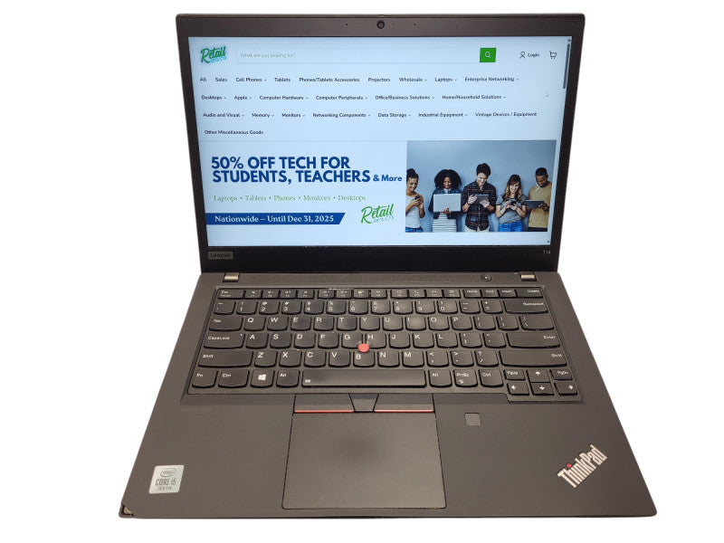 Lenovo ThinkPad T14 Gen 1 Core i5-10210U 8GB RAM 256SSD w/ AC READ $ Lap200