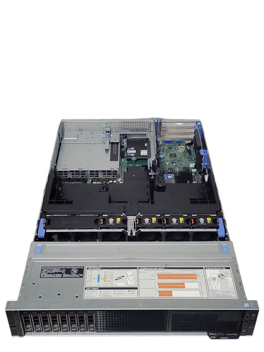 Dell PE R740, 1x Xeon silver 4110, 32GB, 4x 800GB SAS SSD + 4x 2TB SAS, SEE _