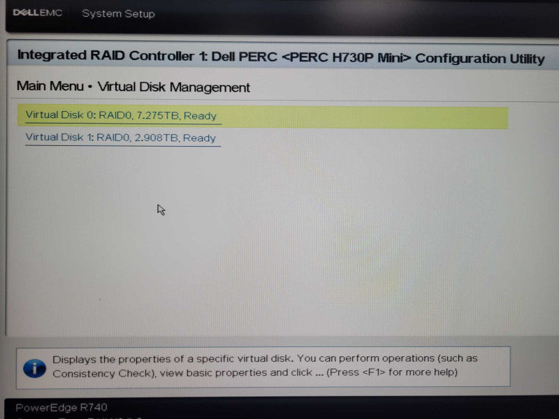 Dell PE R740, 1x Xeon silver 4110, 32GB, 4x 800GB SAS SSD + 4x 2TB SAS, SEE _