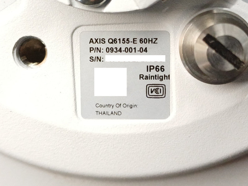 Axis Q6155-E 60Hz PTZ Dome Network Camera 0934-001