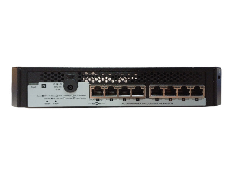 HP PS1810-8G J9833A 8-Port Gigabit Network Switch, READ