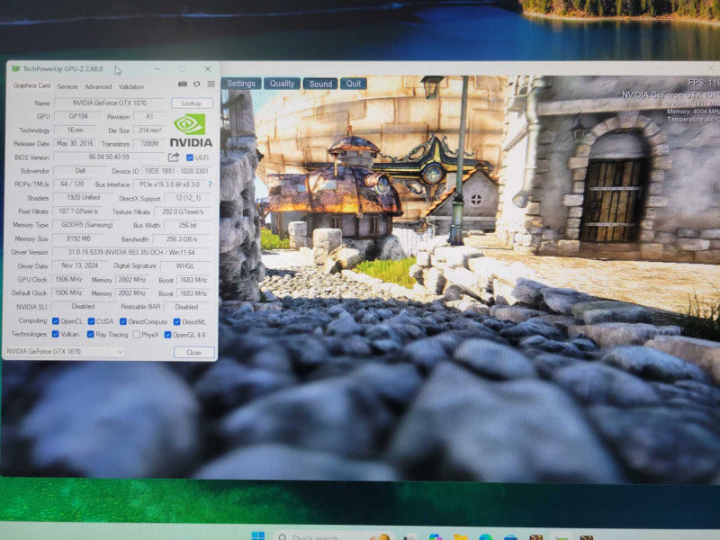 Dell Nvidia GeForce GTX 1070 8GB GDDR5 Video Card 006MKK _