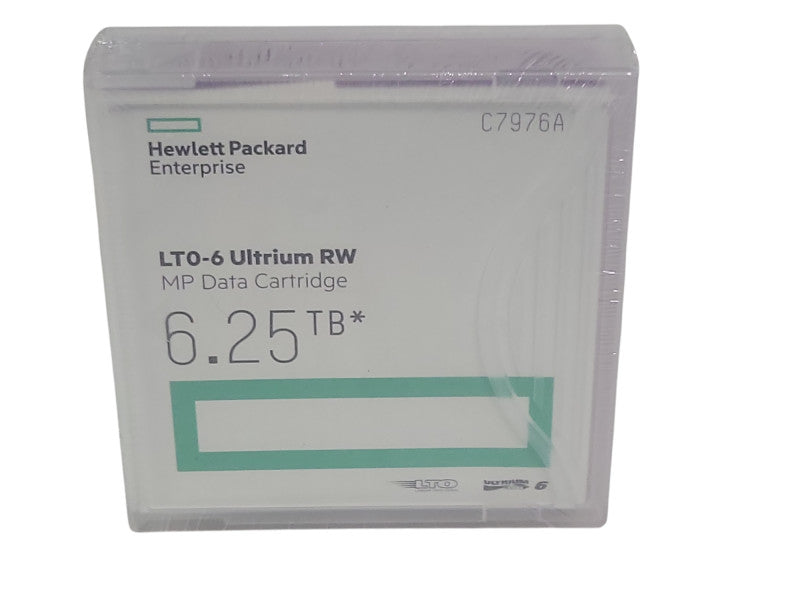 New HPE LTO-6 Ultrium RW MP data Cartridge 6.25TB C7976A Q_