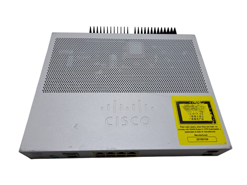 Cisco WS-C2960L-8PS-LL | 8-Port Gigabit PoE+ 2x SFP Silent Managed Switch Q