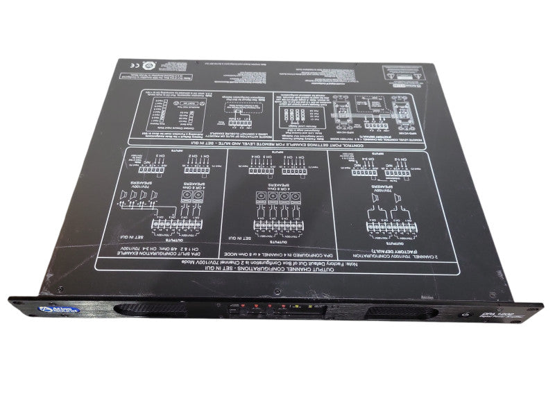 Atlas Sound amplifier DPA 1202 4-8ohm/70 Volt. Network Power Amplifier 1200 !