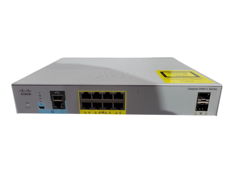 Cisco WS-C2960L-8PS-LL | 8-Port Gigabit PoE+ 2x SFP Silent Managed Switch !