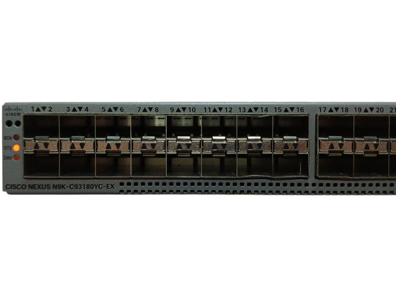 CISCO Nexus N9K-C93180YC-EX 48 PORT 10/25GbE SFP+ 6PORT 100G Switch, READ