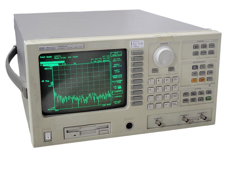 HEWLETT PACKARD HP MODEL 35665A DYNAMIC SIGNAL ANALYZER, READ _