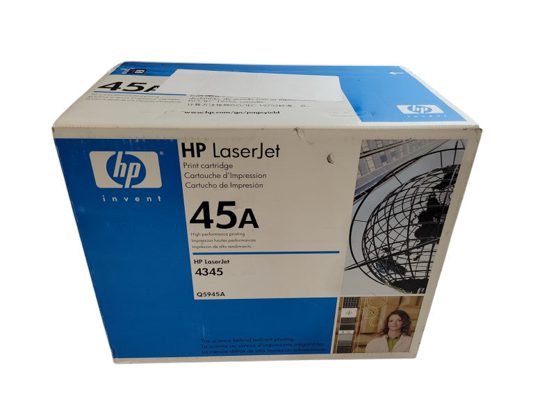 Genuine HP Q5945A (45A) Black Cartridge LaserJet 4345, M4345 MFP Sealed %