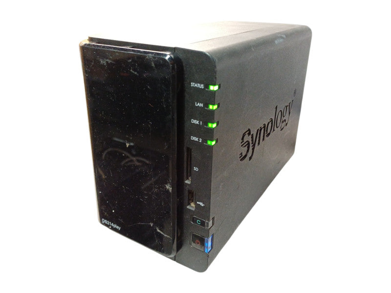 Synology DiskStation DS214play 2-Bay NAS w/ 2x 4TB HDDs, No Power Adapter
