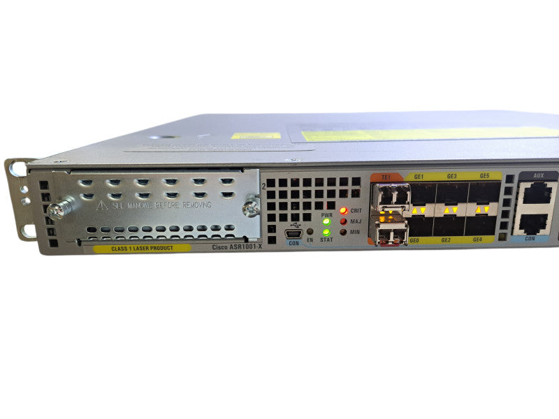 Cisco ASR1001-X ASR-1001-X V03 6-Port SFP 2-Port SFP 20GbpsThroughput Level