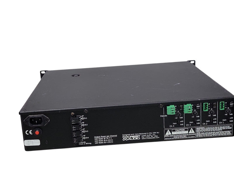 Crest Audio CM 2204 Professional 4-Channel Amplifier _