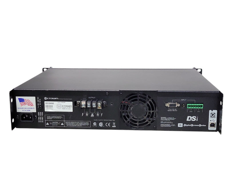 Crown DSI 2000 800 Watts 4Ω 2-Channel Power Amplifier _