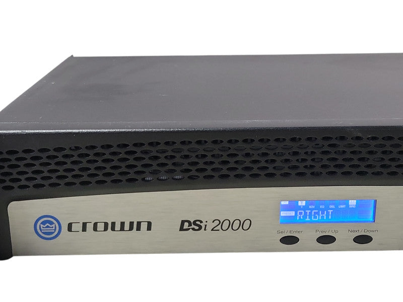 Crown DSI 2000 800 Watts 4Ω 2-Channel Power Amplifier _