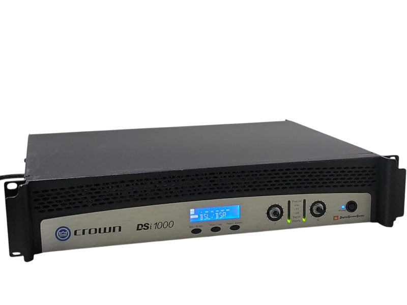 Crown DSi 1000 2-Channel 475W @ 4Ω Power Amplifier Tested _