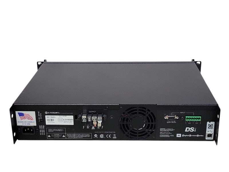 Crown DSi 1000 2-Channel 475W @ 4Ω Power Amplifier Tested _