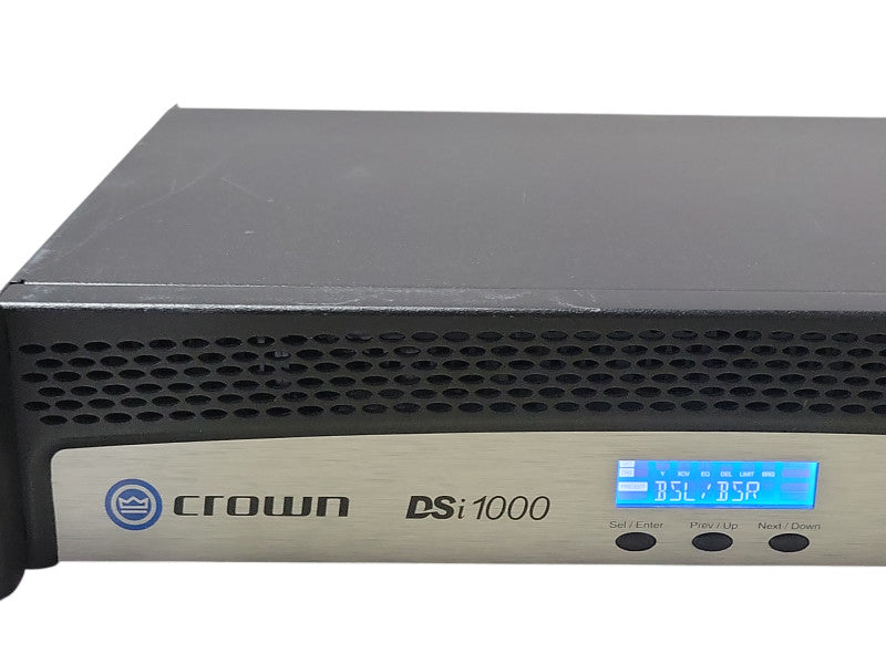 Crown DSi 1000 2-Channel 475W @ 4Ω Power Amplifier Tested _