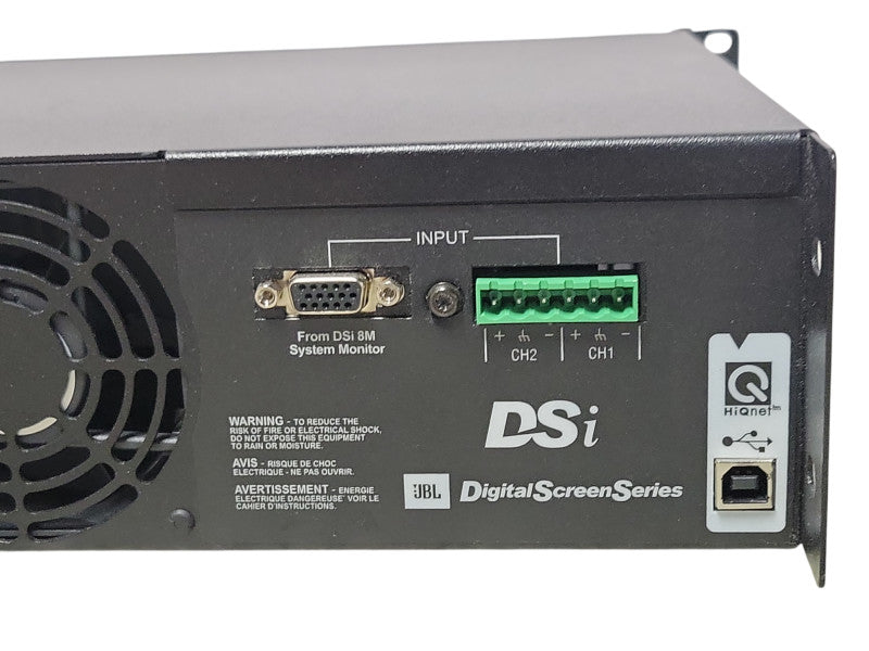 Crown DSi 1000 2-Channel 475W @ 4Ω Power Amplifier Tested _