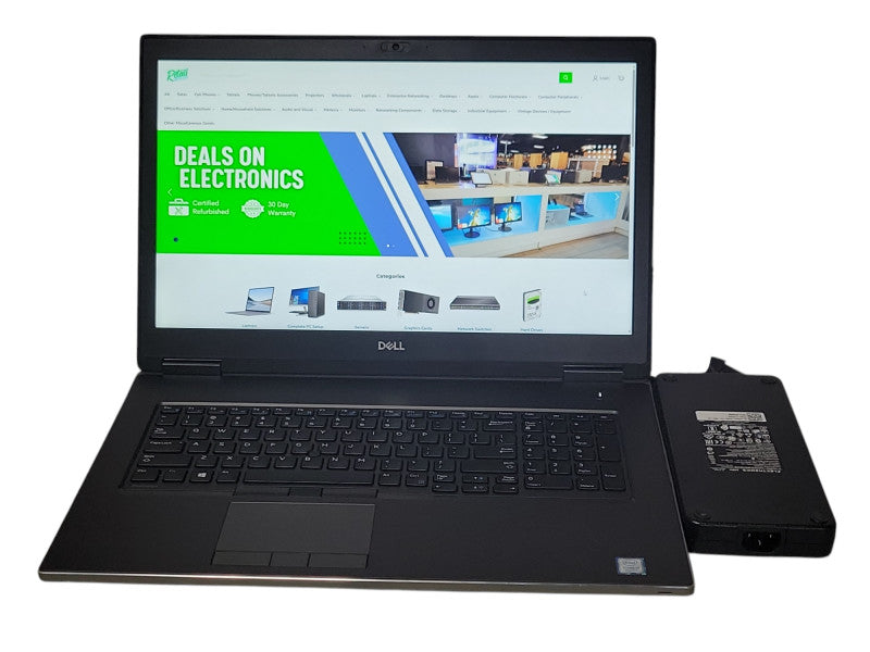 Dell Precision 7740, Core i7-9750H, 64GB DDR4, 512GB SSD, RTX 4000, READ _ Lap200